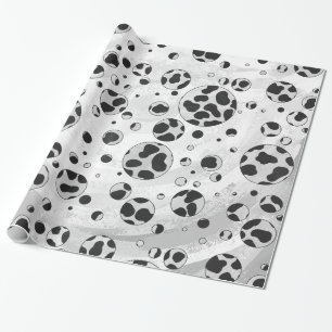 Dalmatian Polka Dot Black and White Cadeaupapier