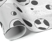 Dalmatian Polka Dot Black and White Cadeaupapier (Rol Hoek)
