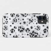 Dalmatian Polka Dot Black and White Case-Mate iPhone Case (Achterkant (horizontaal))