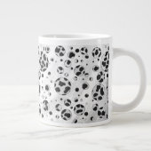 Dalmatian Polka Dot Black and White Grote Koffiekop (Rechts)