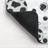 Dalmatian Polka Dot Black and White Muismat (Hoek)
