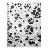 Dalmatian Polka Dot Black and White Notitieboek (Voorkant)