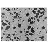 Dalmatian Polka Dot Black and White Snijplank (Voorkant)