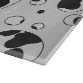 Dalmatian Polka Dot Black and White Snijplank (Hoek)