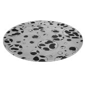 Dalmatian Polka Dot Black and White Snijplank (Hoek)