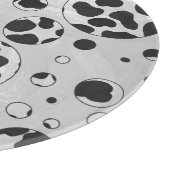 Dalmatian Polka Dot Black and White Snijplank (Hoek)