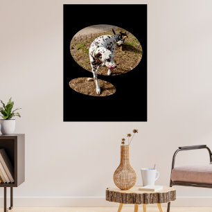 Dalmatian Popout Art, Poster