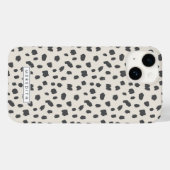Dalmatian Print Name Hoesje-Mate iPhone Case (Achterkant (horizontaal))