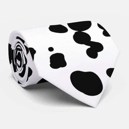 Dalmatian Print Stropdas (Opgerold)