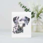 Dalmatian Puppy Briefkaart (Staand voorkant)