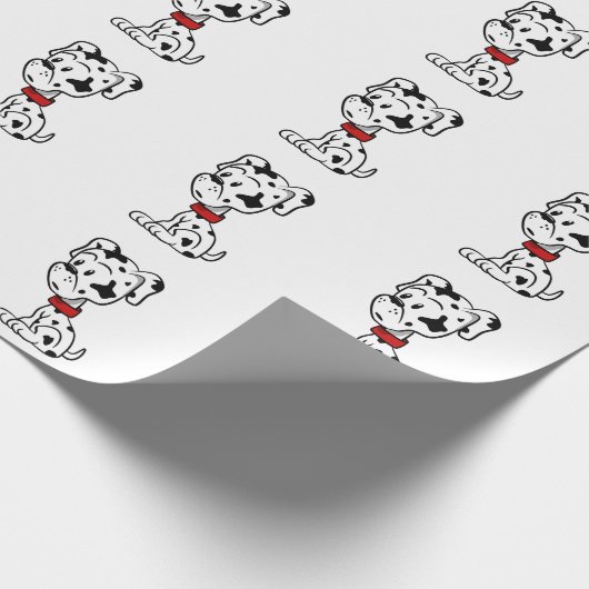 Dalmatian Puppy Cadeaupapier (Hoek)