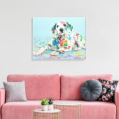 Dalmatian Puppy Canvas Afdruk (Insitu (Woonkamer))