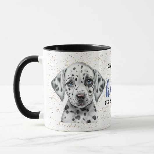 Dalmatian Puppy Dog Kisses Fix Alles Mok (Links)
