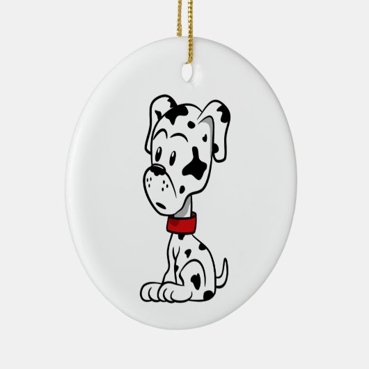 Dalmatian Puppy Keramisch Ornament (Rechts)