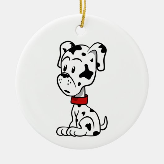 Dalmatian Puppy Keramisch Ornament (Voorkant)