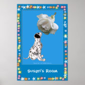 Dalmatian Puppy Kinder Room Persoonlijk Poster (Voorkant)