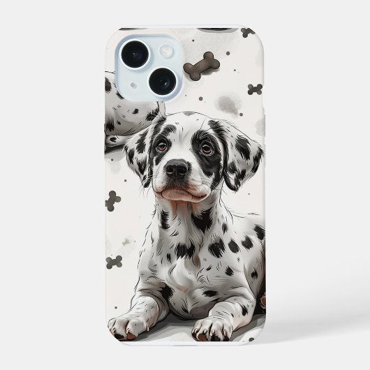 Dalmatian Puppy Phone Case iPhone 15 Case