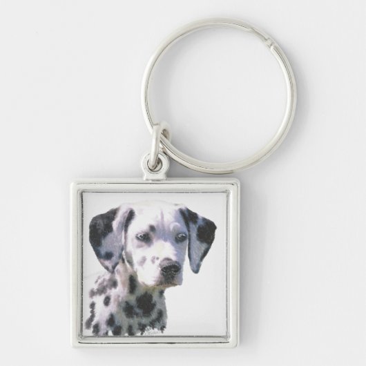 Dalmatian Puppy Sleutelhanger (Voorkant)