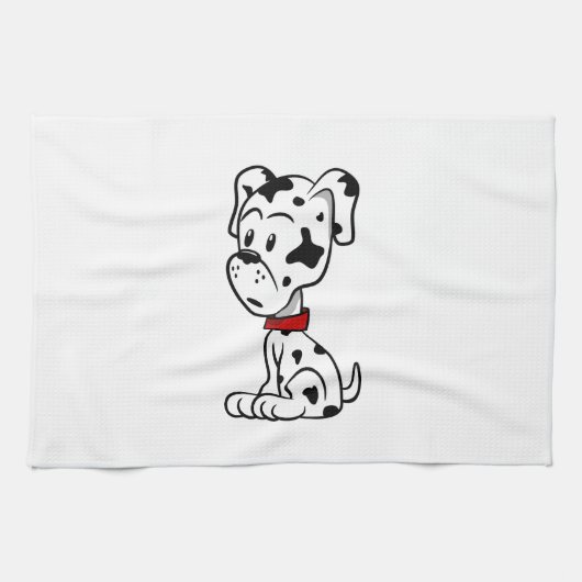 Dalmatian Puppy Theedoek (Horizontaal)