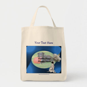 Dalmatian Puppy voeg je foto-sjabloon Canvas tas t