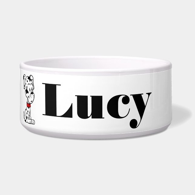 Dalmatian Puppy Voerbakje (Voorkant)