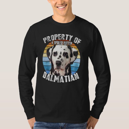 Dalmatian Retro Property Of T-shirt (Voorkant)