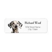 Dalmatian Return Address Labels (Voorkant)