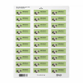 Dalmatian Return Address Labels (Full Sheet)