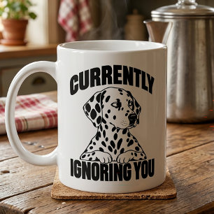 Dalmatian Sarcasme Introvert Hondenliefhebber Gesc Koffiemok