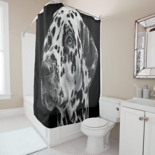 Dalmatian Shower Curtain Douchegordijn (In situ)