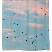 Dalmatian Sky Print Douchegordijn (Voorkant)
