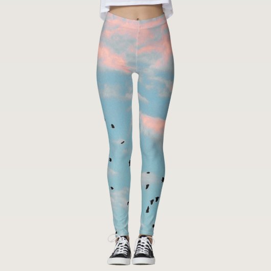 Dalmatian Sky Print Leggings (Voorkant)
