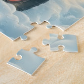 Dalmatian Snowy Car Ride Christmas Painting Legpuzzel (Zijkant)