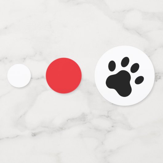 Dalmatian Spots Birthday Confetti (Achterkanten)