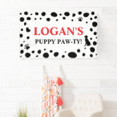 Dalmatian Spots Dog Happy Birthday Spandoek (Insitu)