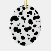 Dalmatian Spots Pattern Dog Dalmation Spot Stippen Keramisch Ornament (Rechts)