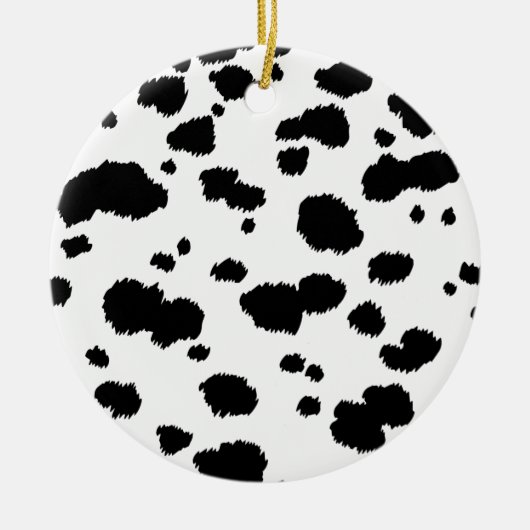 Dalmatian Spots Pattern Dog Dalmation Spot Stippen Keramisch Ornament (Voorkant)