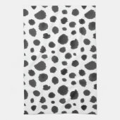 Dalmatian Spots Pattern Theedoek (Verticaal)