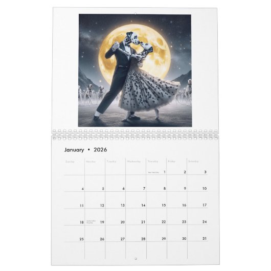Dalmatian Spotted Adventures Kalender (Jan 2026)