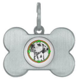 Dalmatian St Patricks Day Huisdieren Naamplaatje