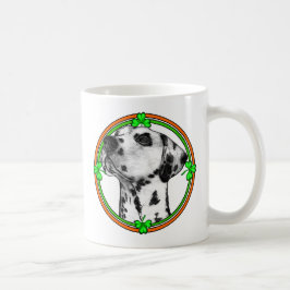 Dalmatian St Patricks Day Koffiemok