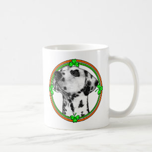 Dalmatian St Patricks Day Koffiemok