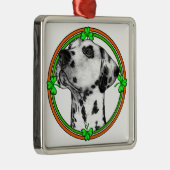 Dalmatian St. Patrick's Day Metalen Ornament (Rechts)