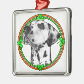Dalmatian St. Patrick's Day Metalen Ornament (Links)