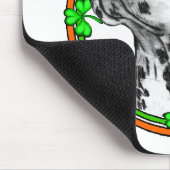 Dalmatian St Patricks Day Muismat (Hoek)