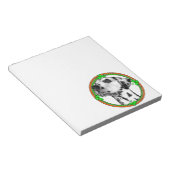 Dalmatian St. Patrick's Day Notitieblok (Schuin)