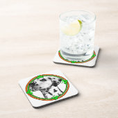 Dalmatian St Patricks Day Onderzetter (Rechterzijde)