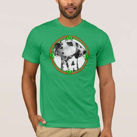 Dalmatian St Patricks Day T-shirt (Voorkant)