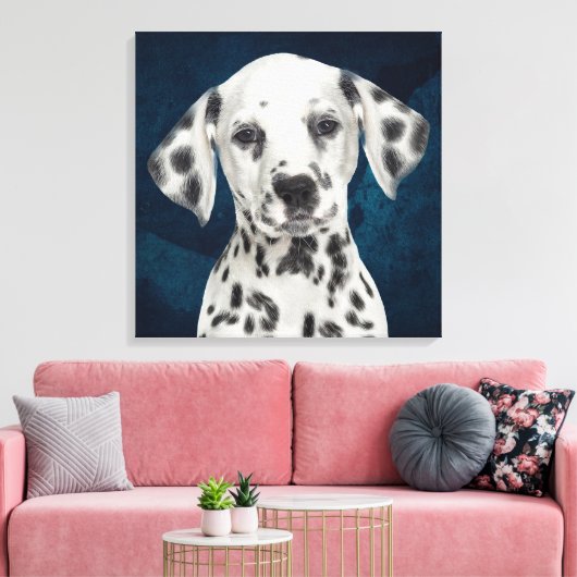 Dalmatian Stretched Canvas Afdrukken (Insitu (Woonkamer))