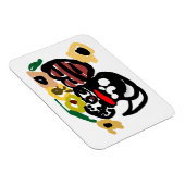 Dalmatian sunflowers magneet (Rechterzijde)